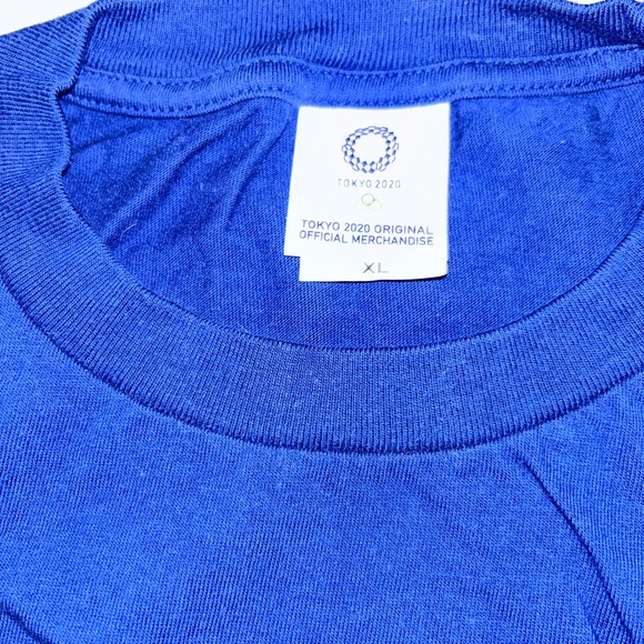 Tokyo 2020 Olympics T Shirt Miraitowa Men's XL Blue Short Sleeve Official Merch - Picture 3 of 4